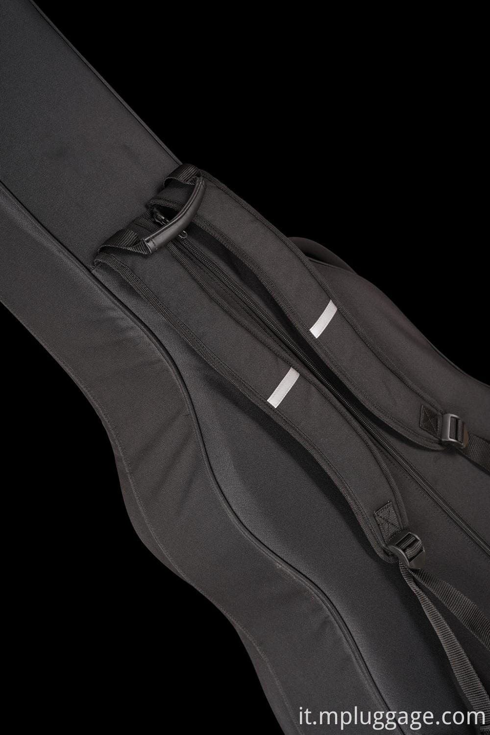 Semplice borsa per la musica per chitarra nera Simple Black Guitar Music Bag